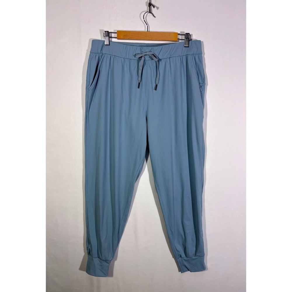 Workout Athletic Loungewear Sage Collective Jogger Pants Womens Large Blue